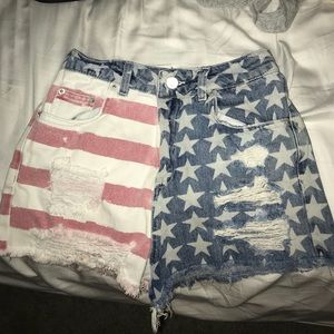 Denim shorts USA